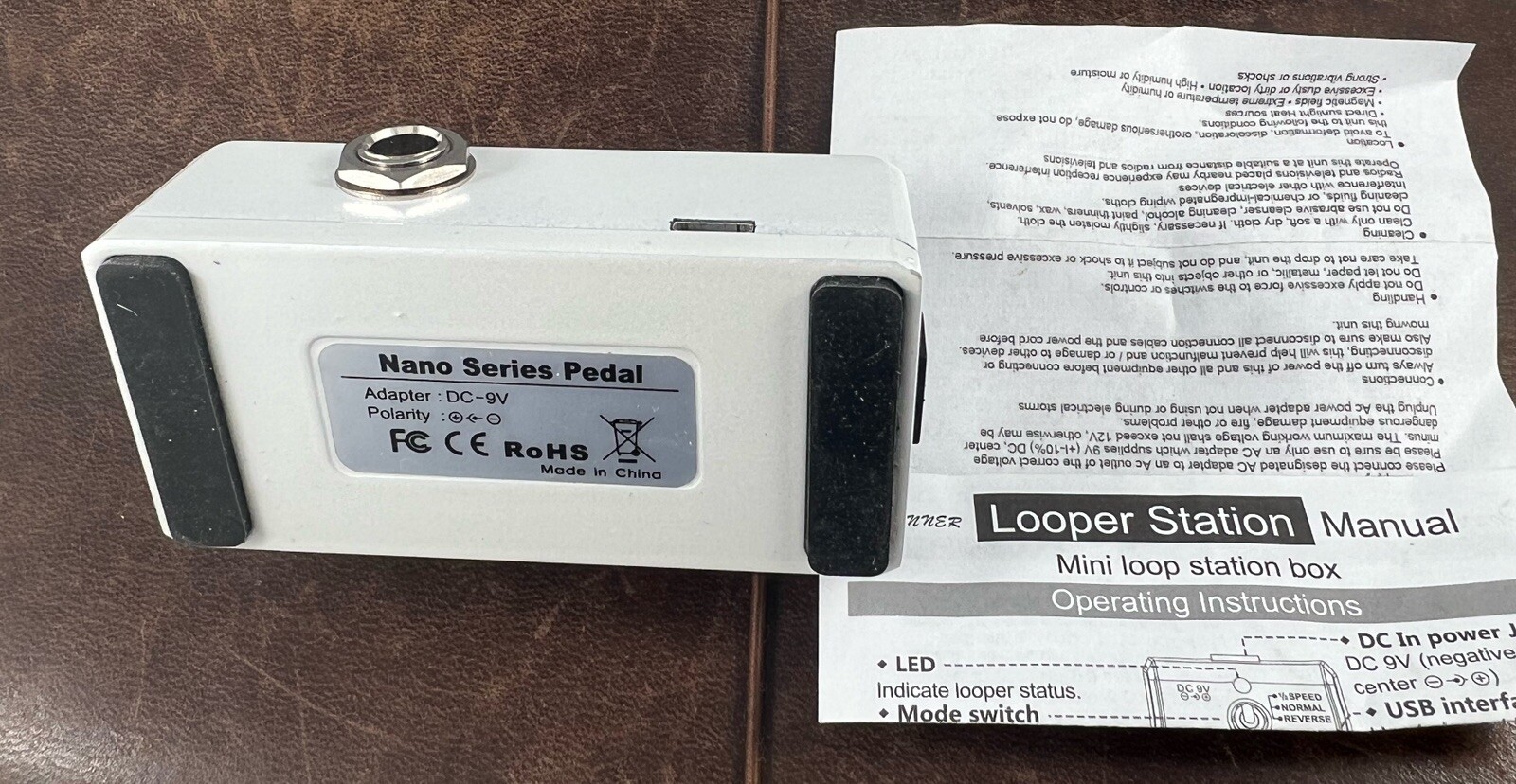 Nano Series Pedal Looper Station