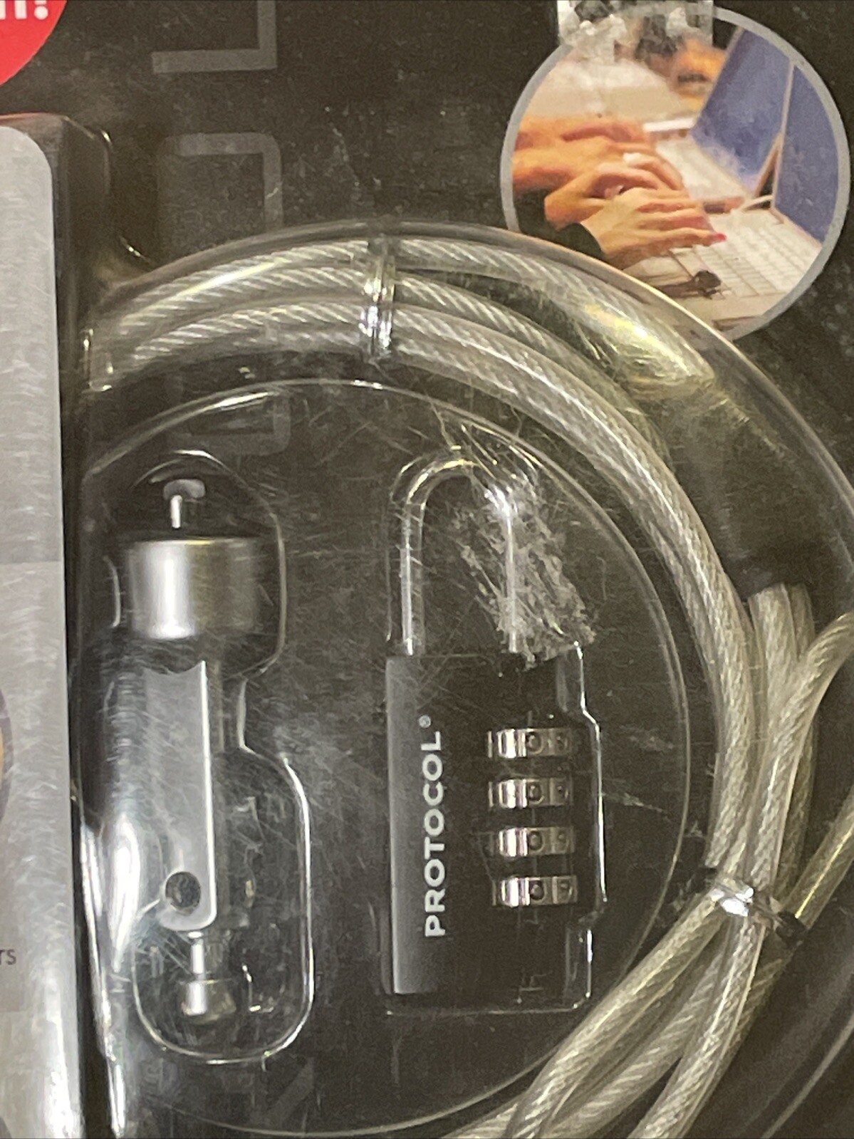 New Protocol Secure Laptop Cable Selectable Combination Lock Anti-Theft