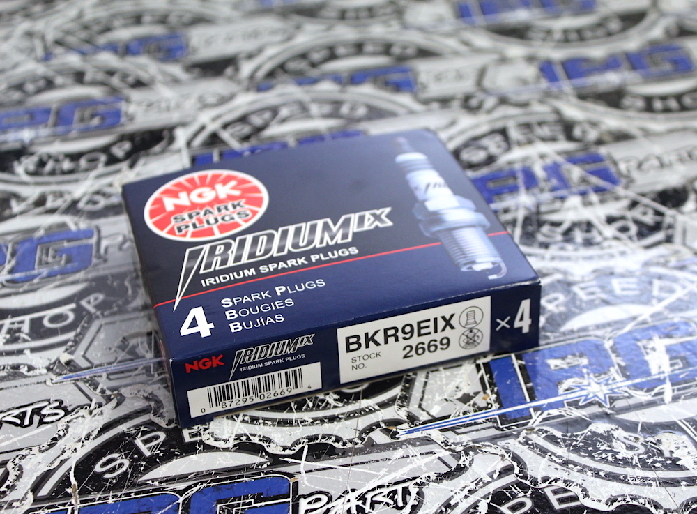 NGK Iridium Spark Plugs Set of 4 - BKR9EIX - Heat Range 9 Stock # 2669