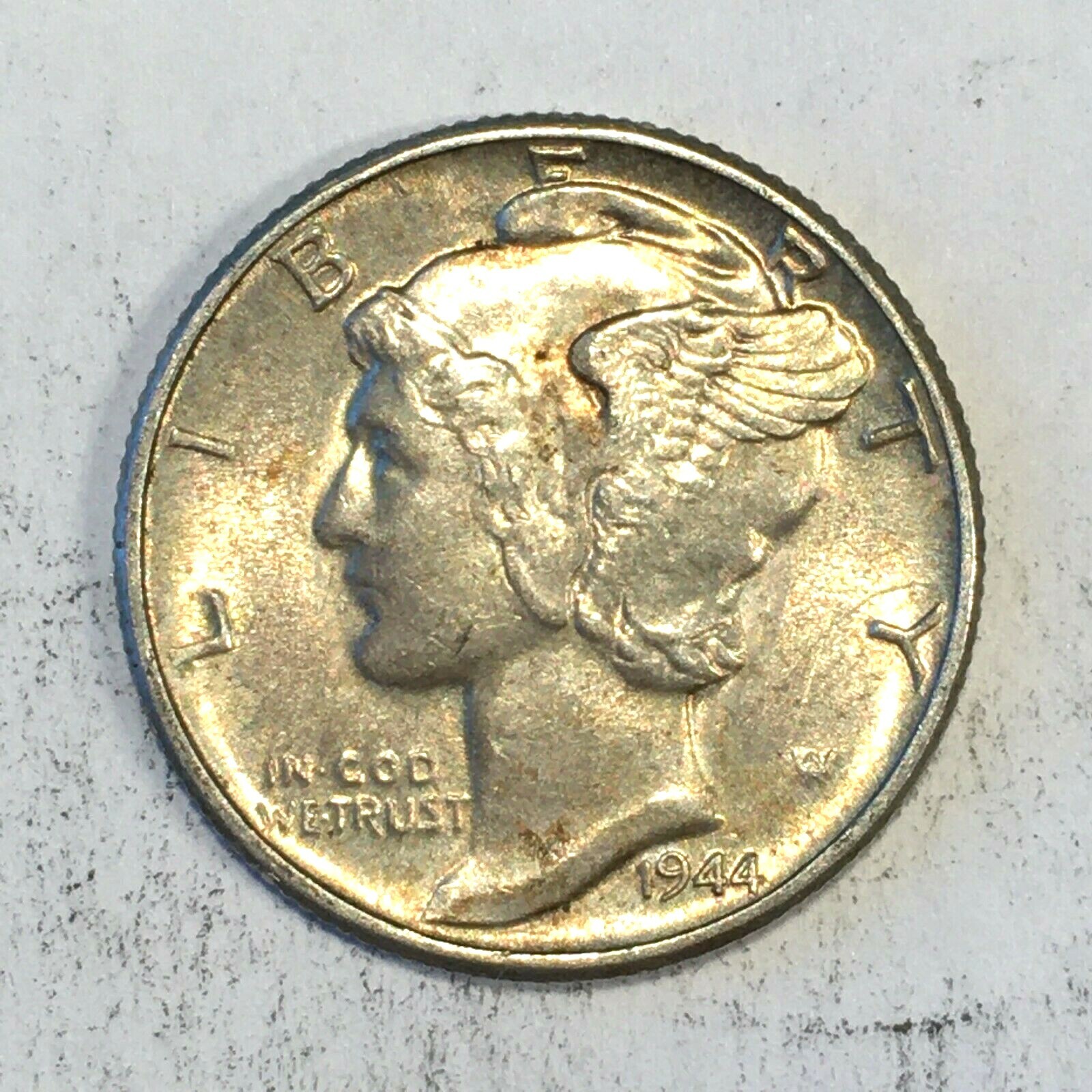 1944 Mercury Silver Dime - High Quality Scans #L836