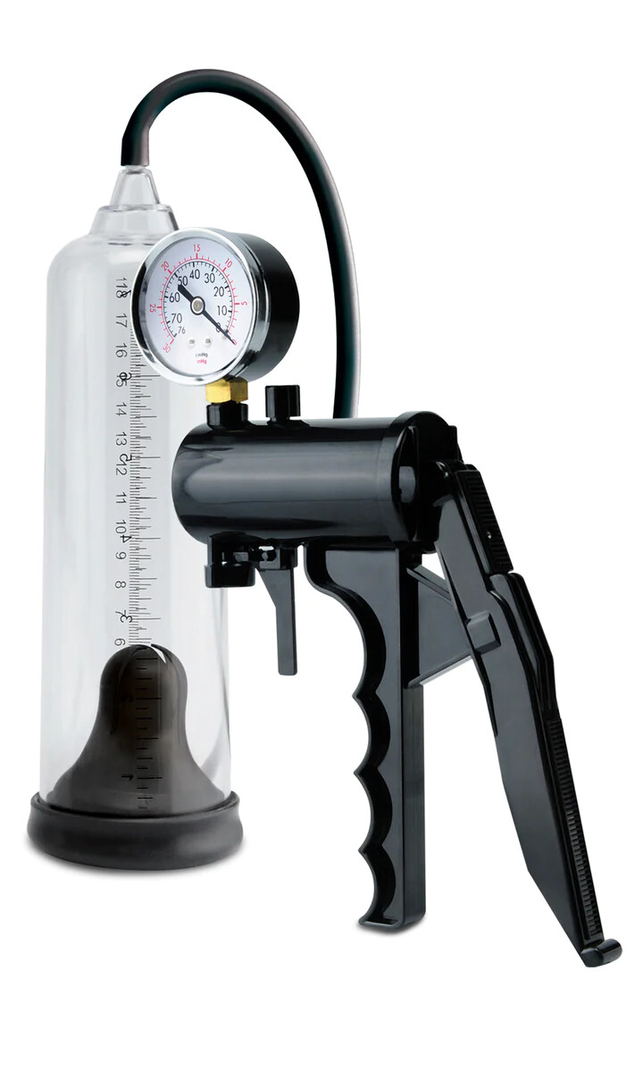 Pump Worx Max-Precision Power Pump Male Penis Enlargement with Pressure Gauge