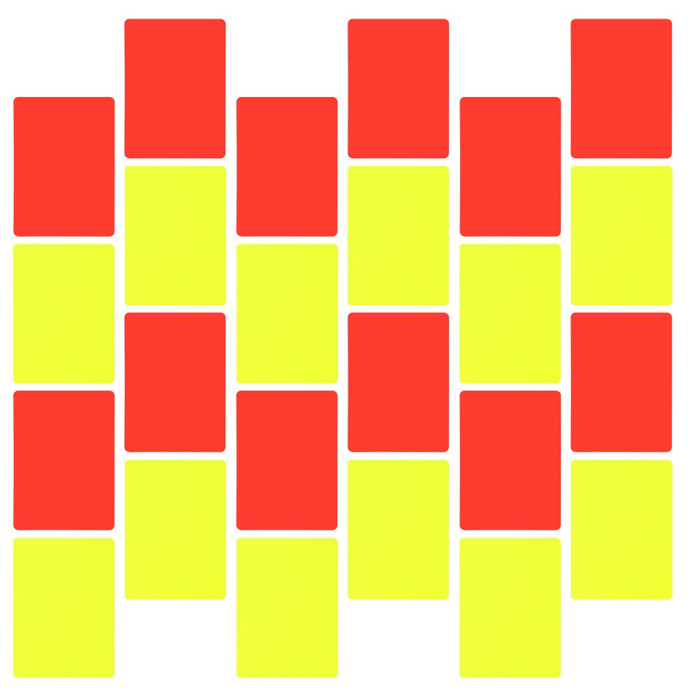 24 Pcs Soccer Standard Cards Ejection Referee Kitreferee Set Accessories