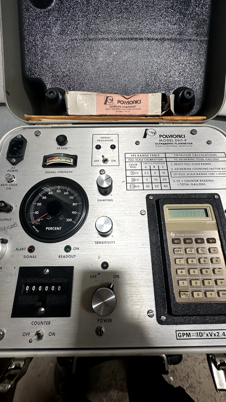 POLYSONICS HYDRA ULTRASONIC FLOWMETER MODEL DHT-P AWESOME!!