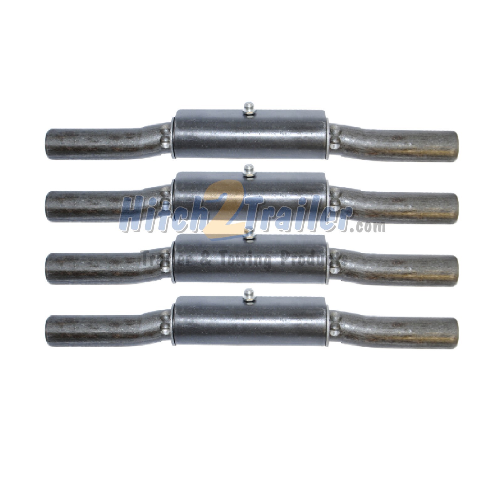4 Pack 10" Weld on Raised Greaseable Cargo Door Ramp Hinge Utility Trailer Raw