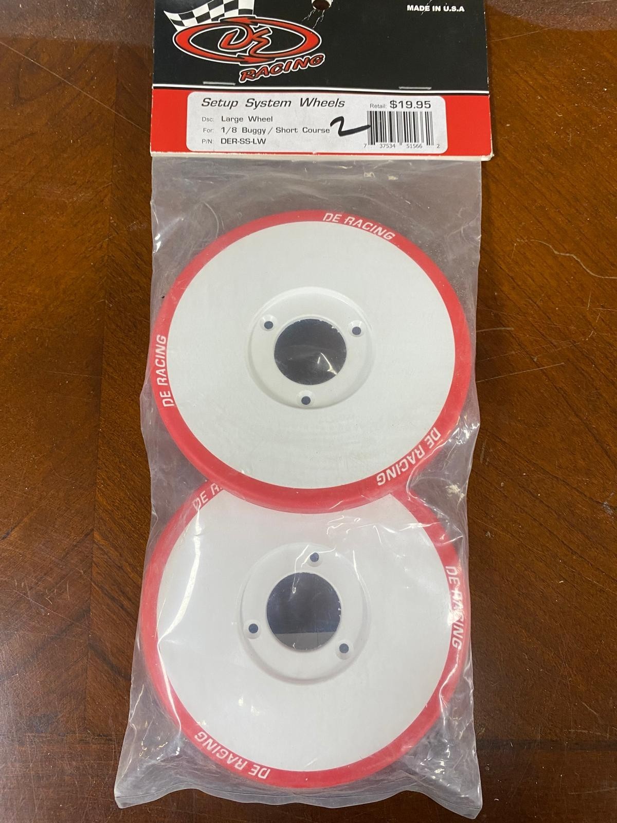 DE Racing DER-SS-LW Large Setup Wheels for 1/8 Buggy/Truggy and Short Course