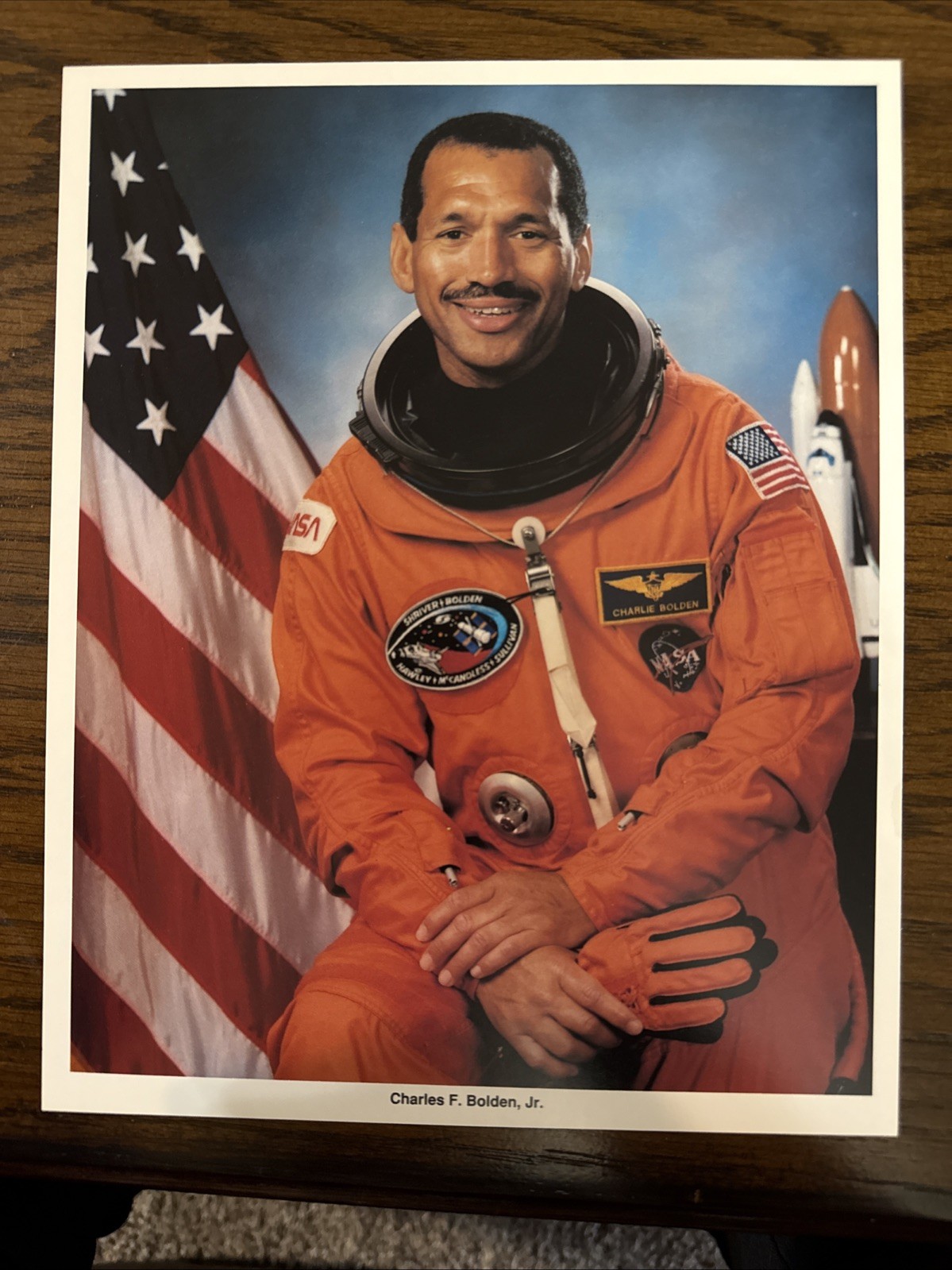 NASA Astronaut/administrator Charles F. Bolden, Jr Lithograph 8 x 10