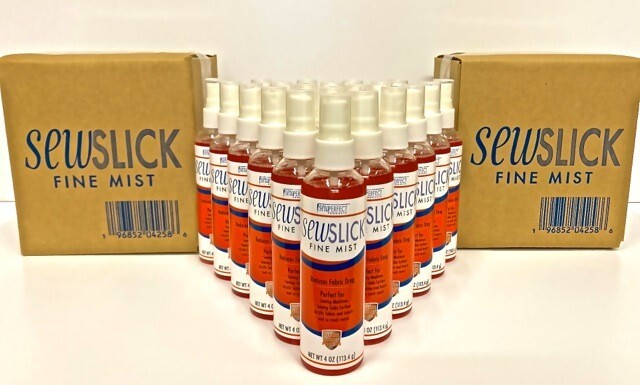 FREE MOTION QUILTING SLIDE SPRAY BY SEW PERFECT PRODUCTS SEW SLICK FINE MIST