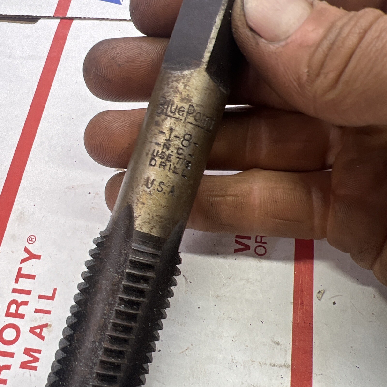 Blue point 1-8" tap