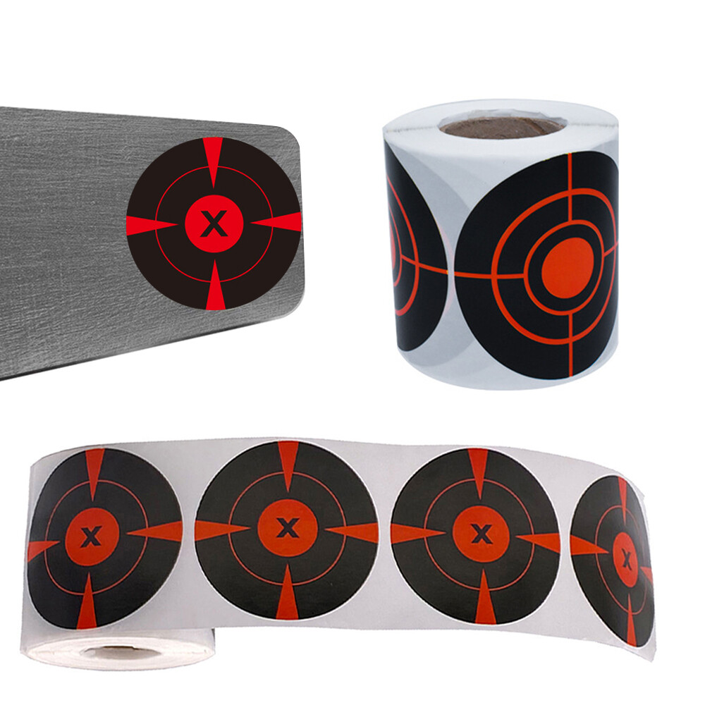 250Pcs / Roll 3" Shooting Self Adhesive Target Splatter Reactive Target Stickers