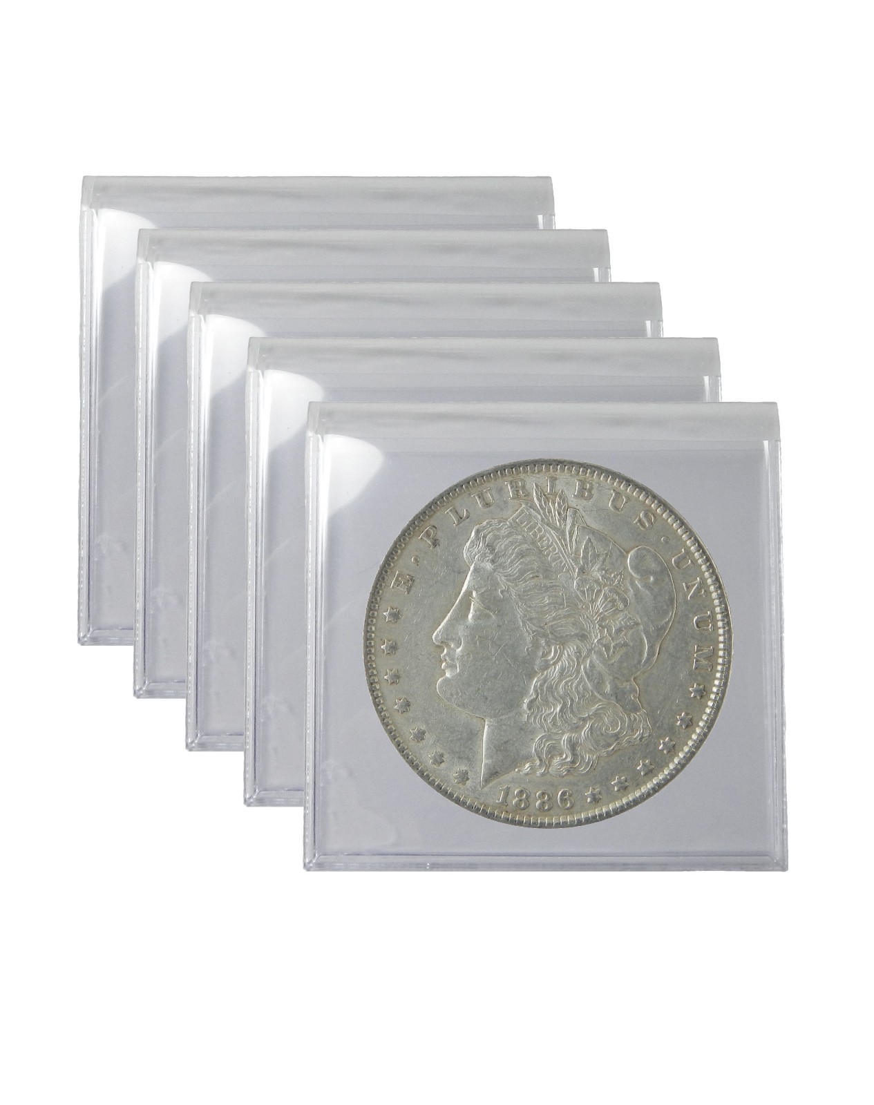 Pre 1921 Silver Morgan Dollar XF Lot of 5 S$1 Coins Constitution Silver