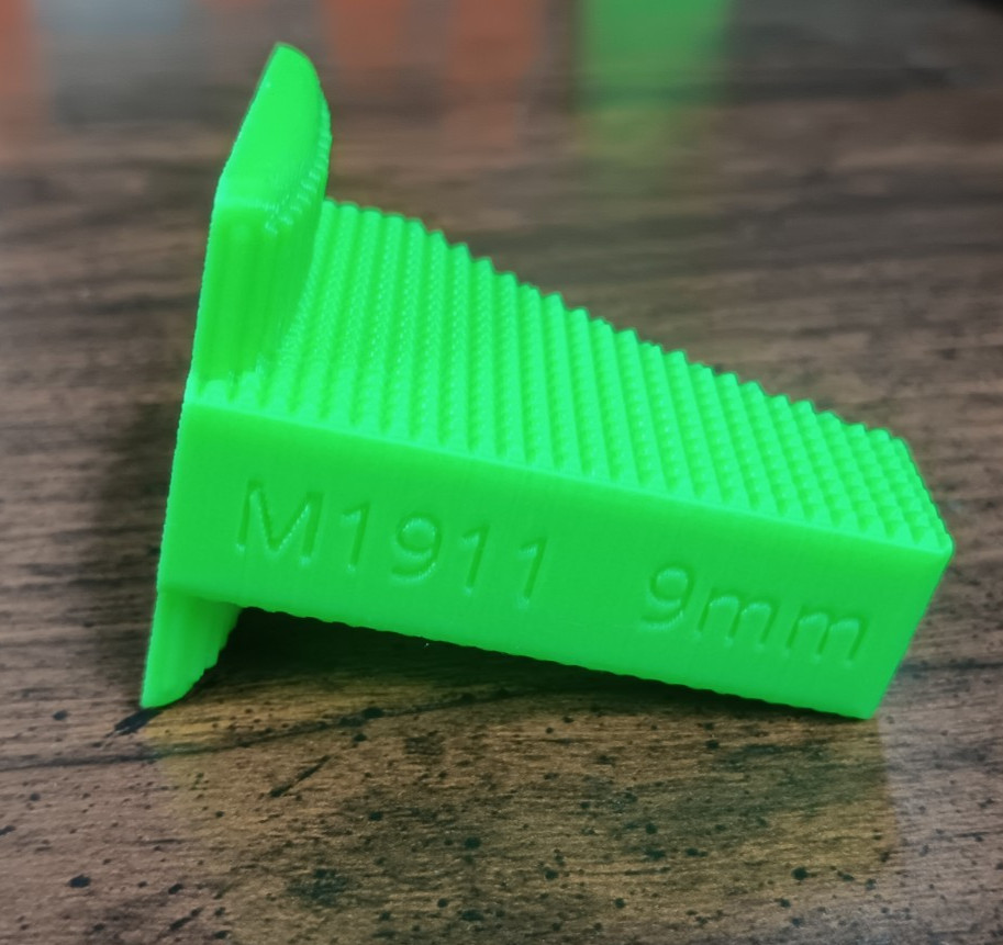 1911 9mm Single Stack Speed Loader/Finger Saver For Magazine - Green