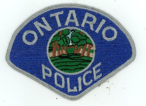CALIFORNIA CA ONTARIO POLICE NICE SHOULDER PATCH SHERIFF