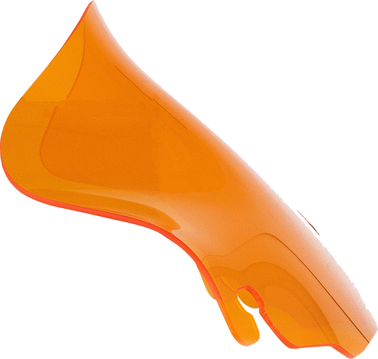 KLOCK WERKS Kolor Flare* Windshield - Fits 6-1/2" - Orange - FLH KWW-01-0695