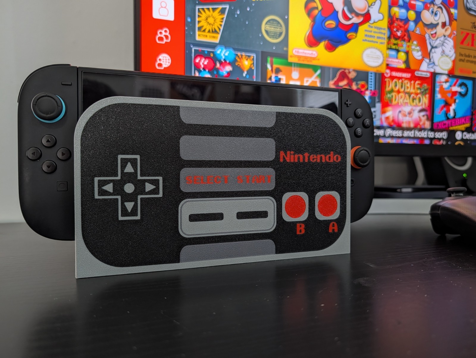 NES Controller Themed Dock Faceplate Cover For Nintendo Switch 2