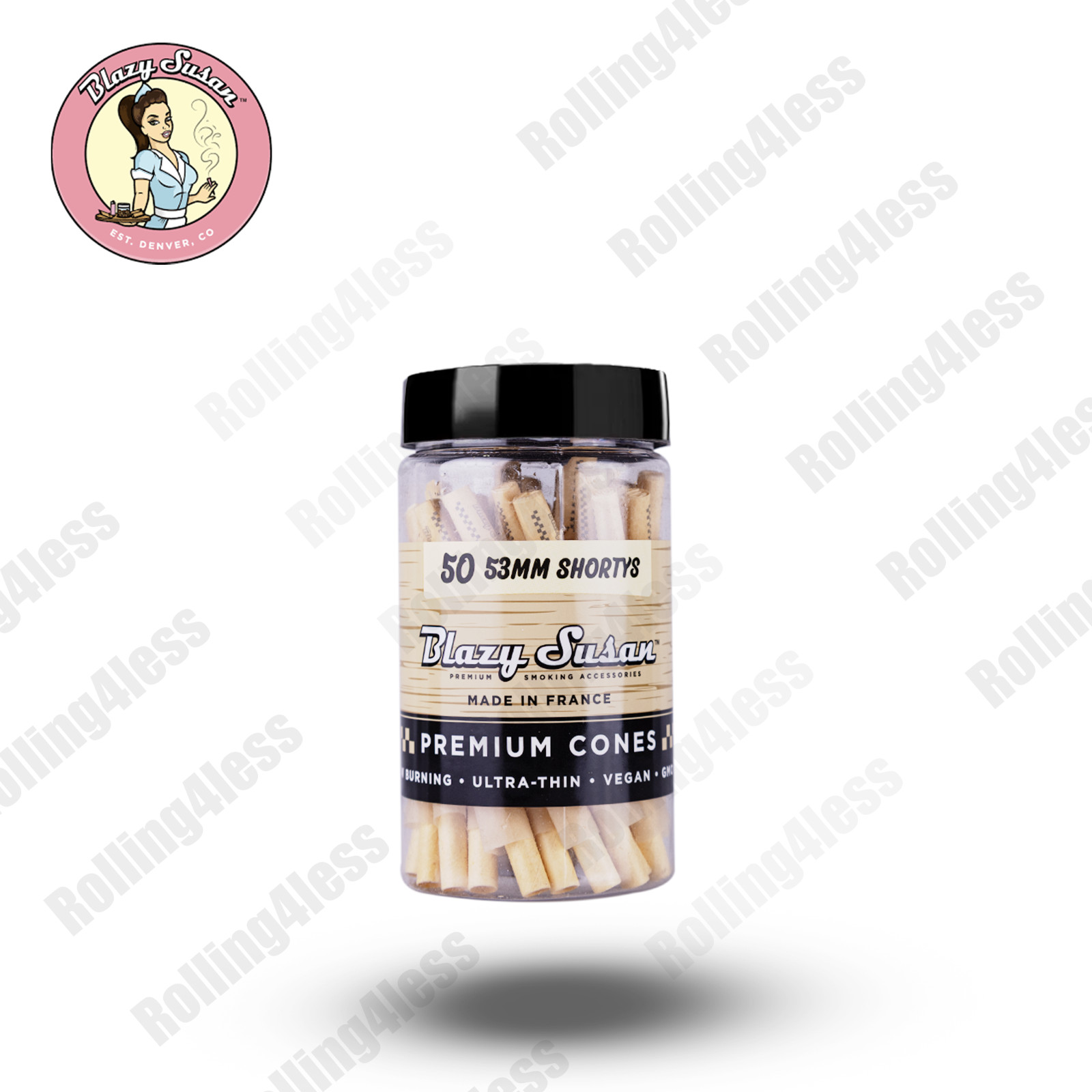 Blazy Susan Premium Shorty Pre Rolled Cones -50ct