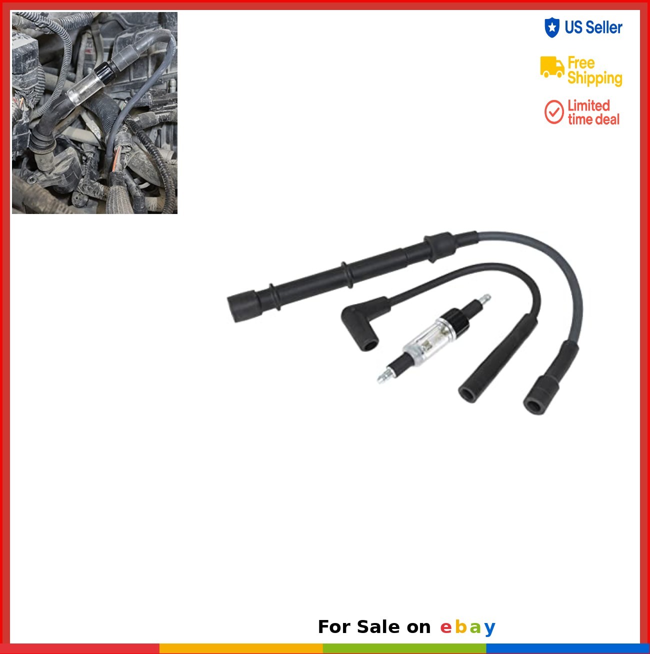 InLine Spark Tester Coil On Plug Wire Diagnostics Ignition System Tool Straight