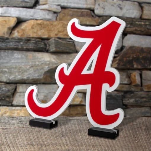 Official Licensed NCAA Team Pride Alabama 3D LED Infinity Logo Light