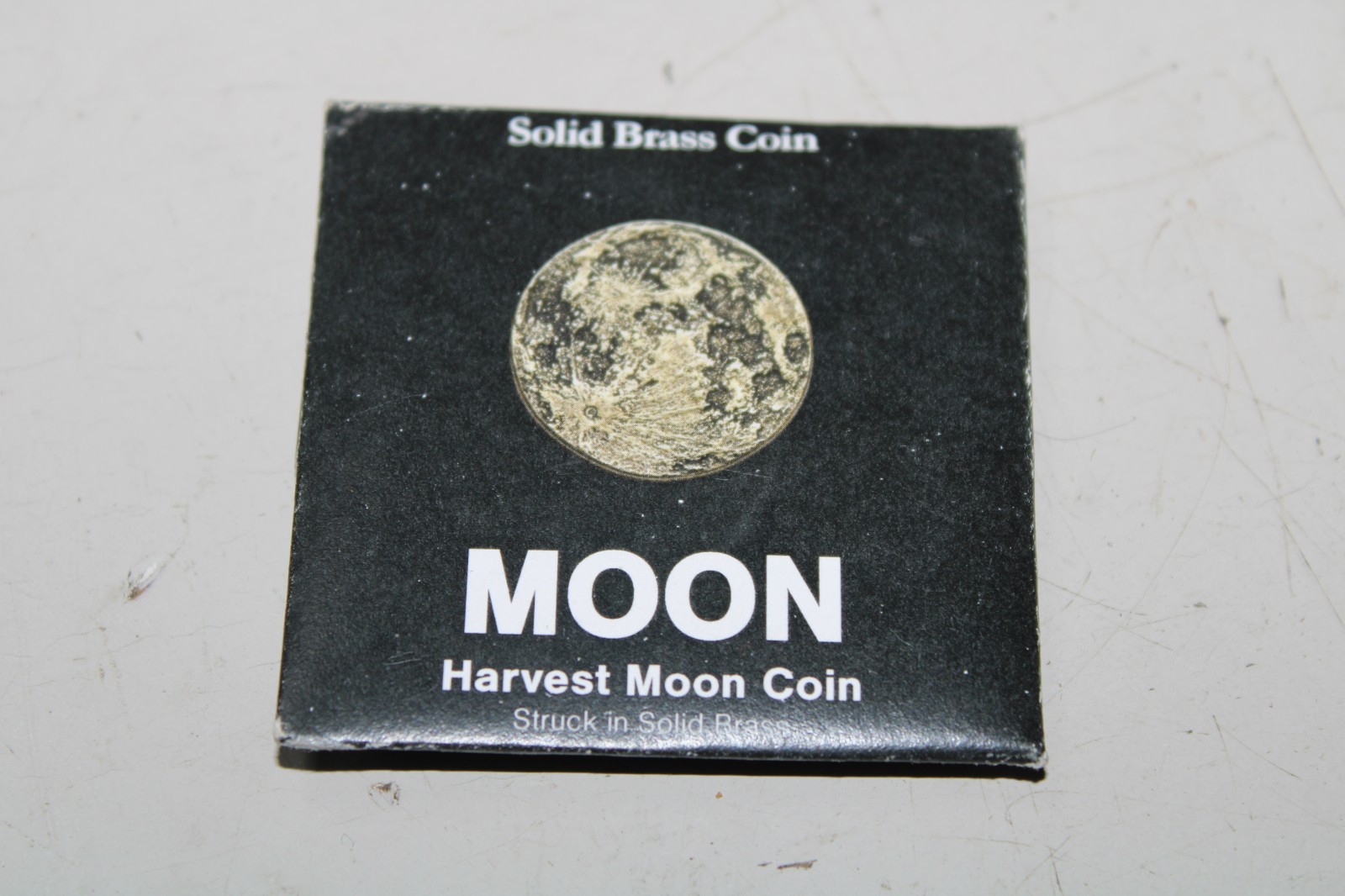 MOON COINS "SUPER HARVEST MOON BRASS COIN" Shire Post Mint New