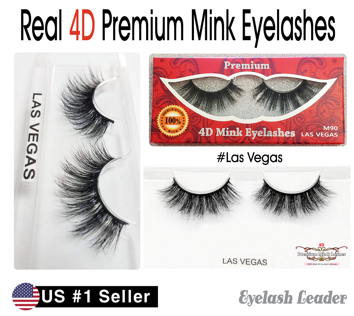 ❤️2pc "Stardel 4D Mink Eyelashes" #LasVegas | US SELLER ❤️💕