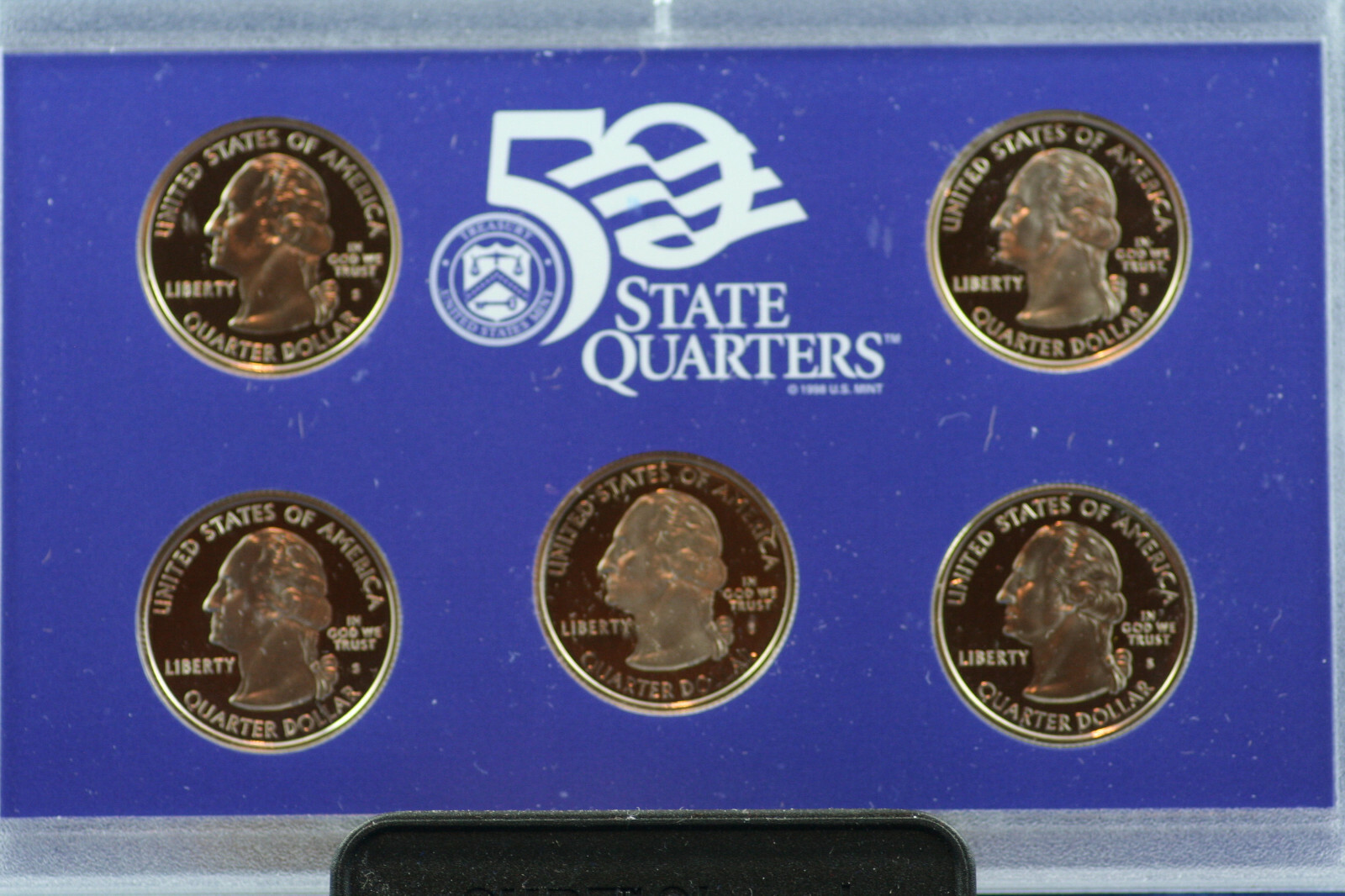 2001 State Quarters Proof Set Original US Mint Packaging