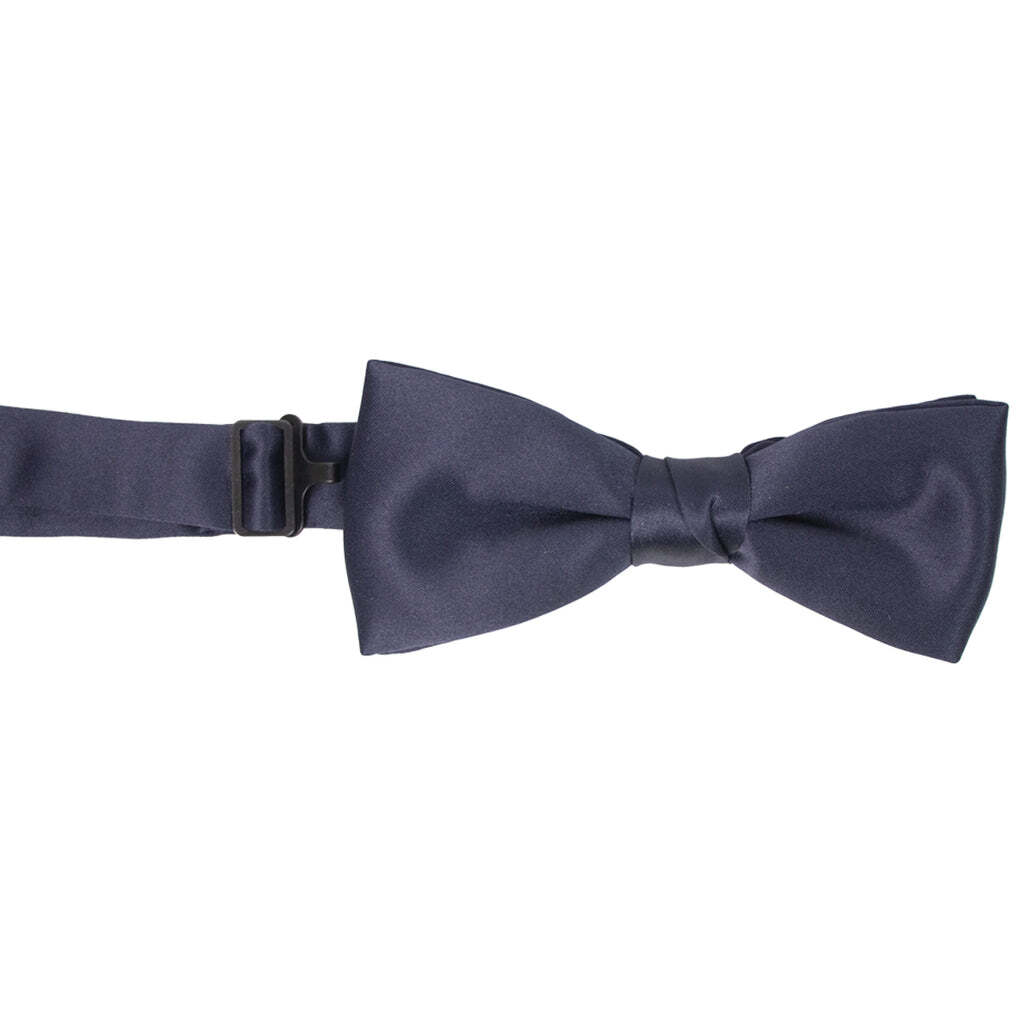 USAF US Air Force Midnight Blue Satin Bow Tie with Band Hook Closure Shade 1160
