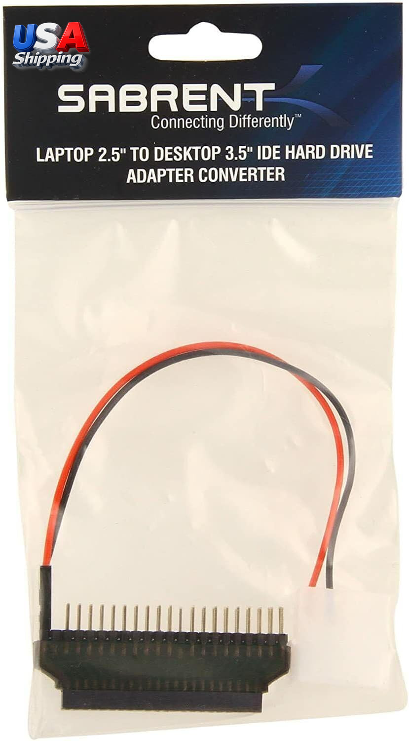 2.5 to 3.5 IDE Disk Drive Convert Notebook Hard Disk Drive to Desktop (ADP IDE23
