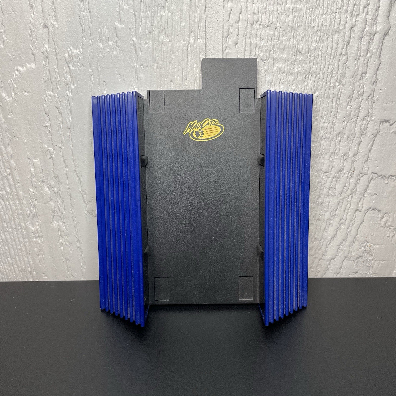 PS2 Mad Catz PlayStation 2 Fat System Vertical Stand Blue Black #8211 - NICE!