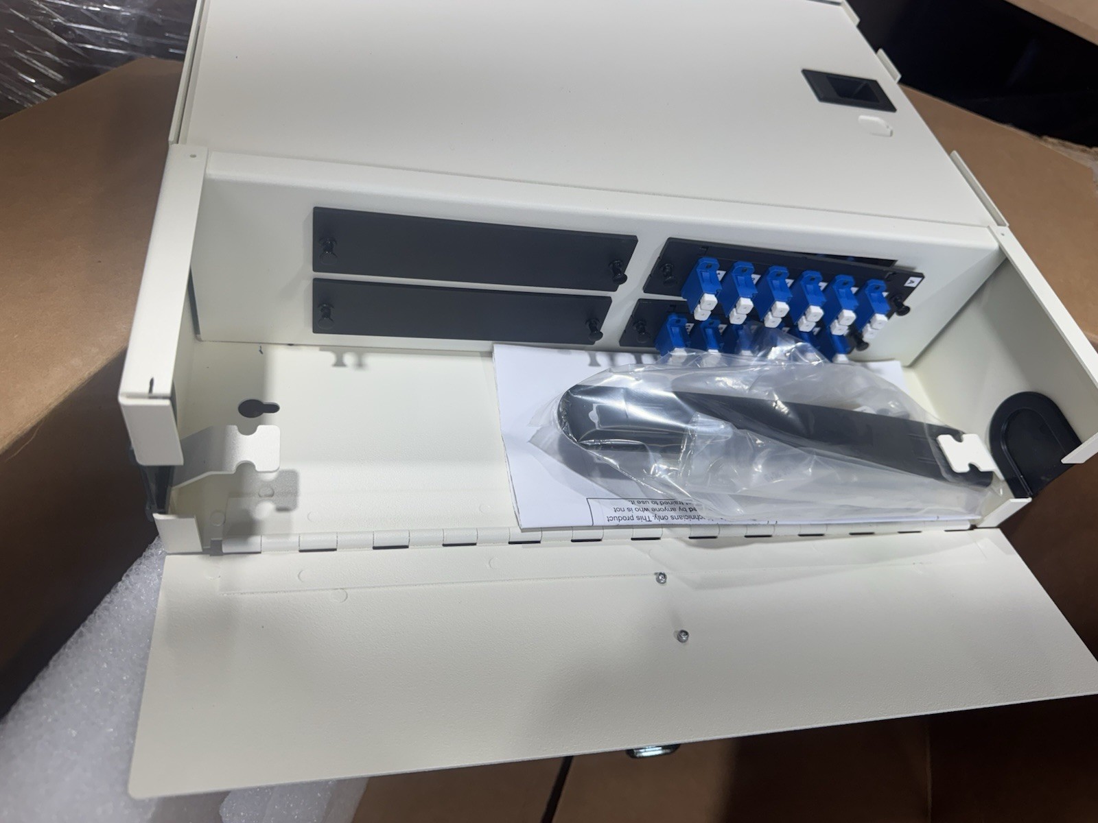 PLP Preformed Line Products Coyax 24-Port Fiber Distribution Enclosure LC/UPC