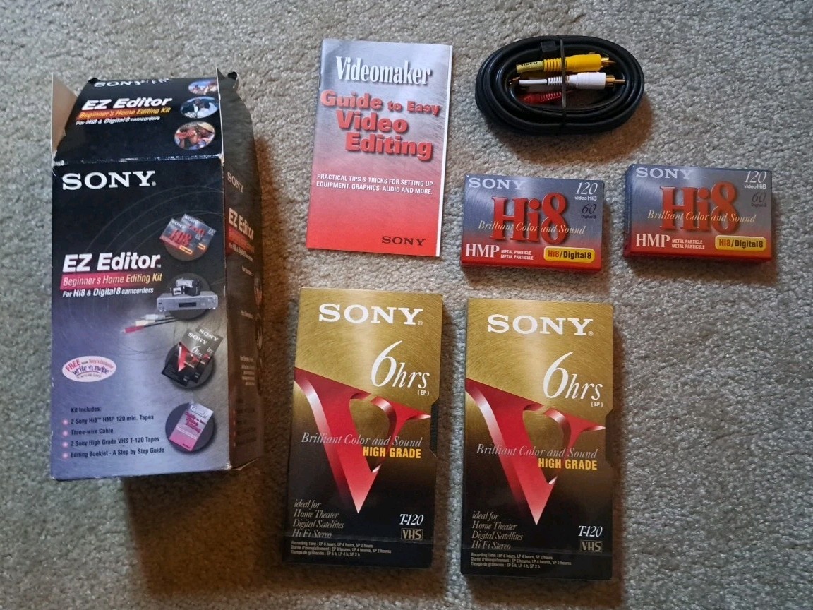 Sony EZ Editor Editing Kit For Hi8 & Digital 8 Camcorders