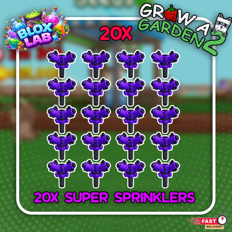 💸Grow a Garden 2 20X Super Sprinkler FAST DELIVERY 🚚 CHEAPEST