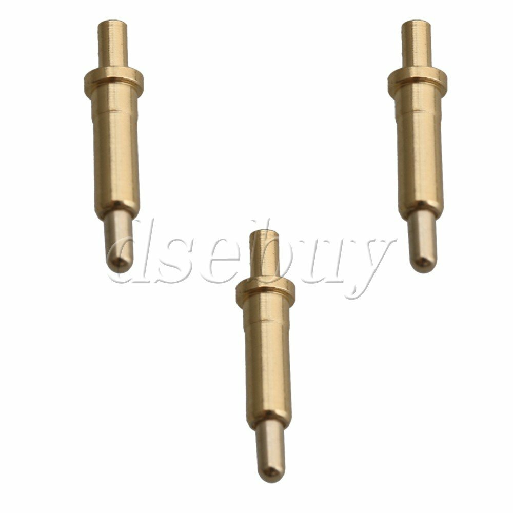 100pcs 9mm Length Spring Loaded Test Probes Pogo Pins Cusp Spear for Testing