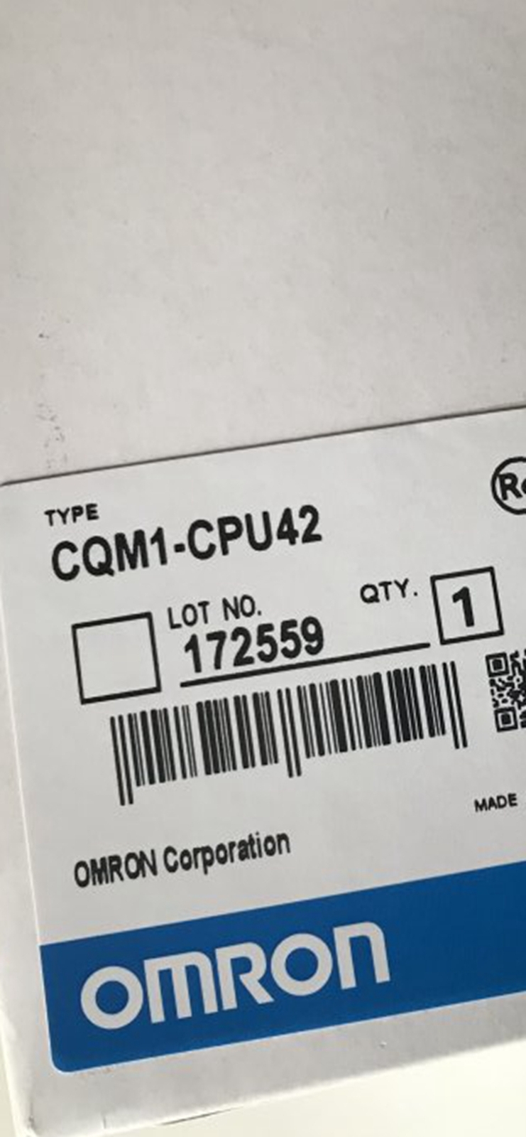 NEW Omron CQM1-CPU42