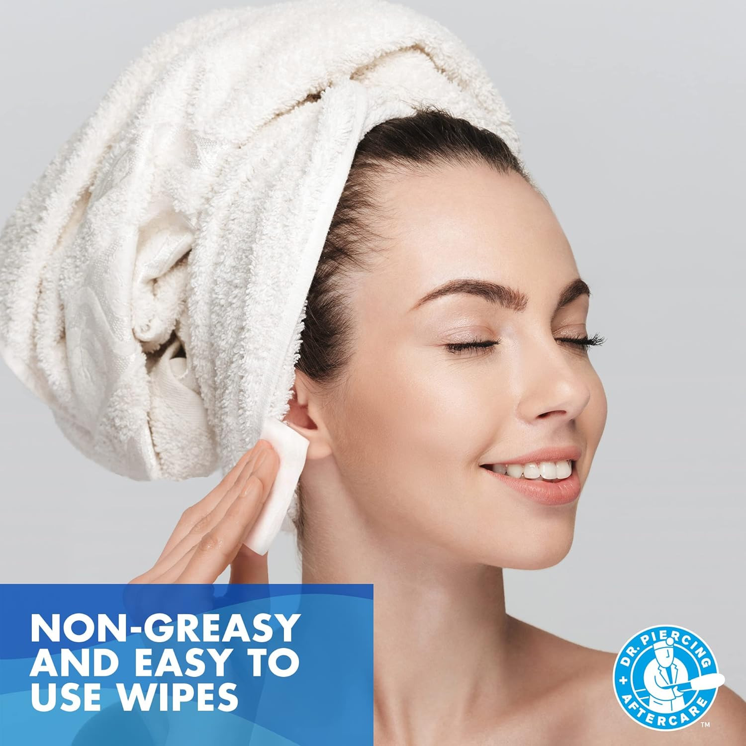 Wipes – Piercing Aftercare | Saline Solution for Piercings - Keloid Bump Ear Pie