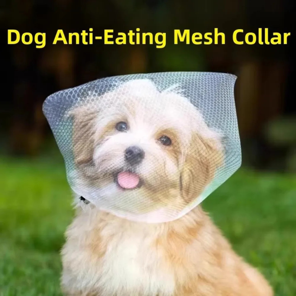 Breathable Dog Anti-eating Veil Comfort Elastic Pet Protective Mask Adjustable P