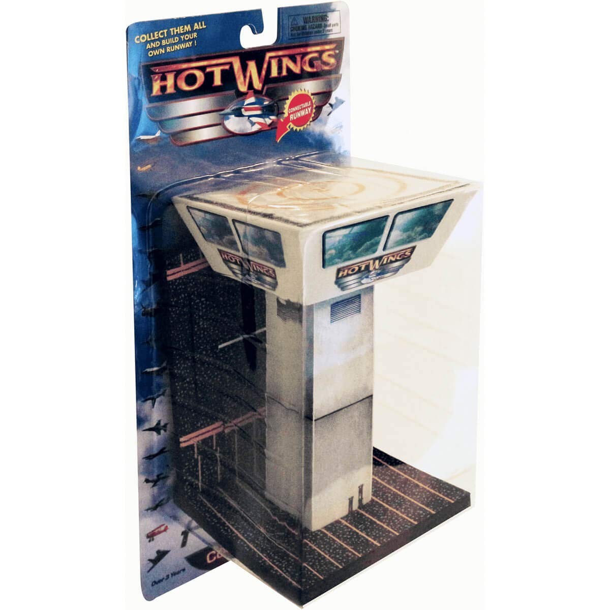Hot Wings Control Tower with 4 x 7.5 x 6 inches, Grey/Black/Yellow