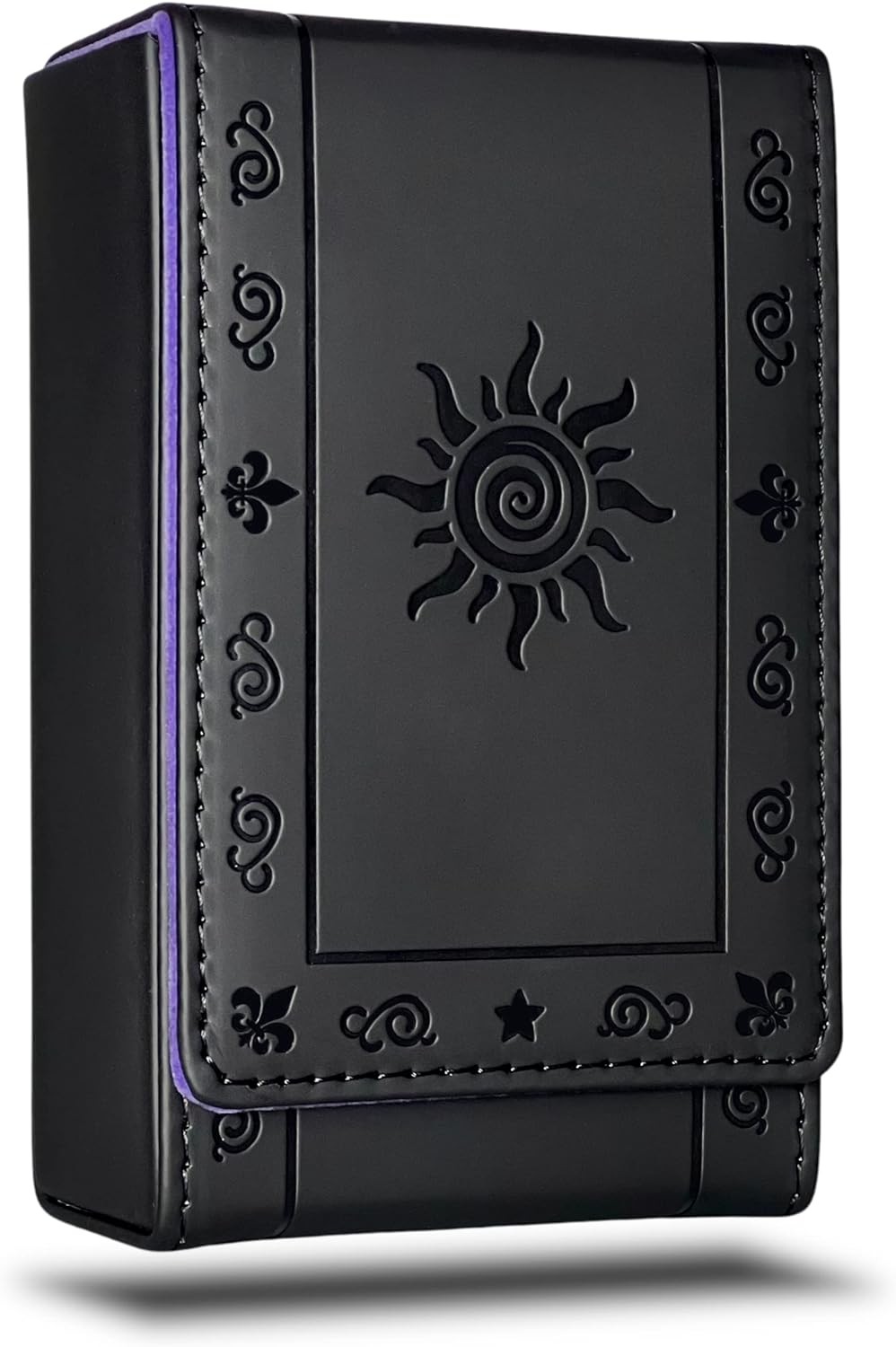 Luck Lab Leather Tarot Card Case/Holder - Black - For Most Standard Size...
