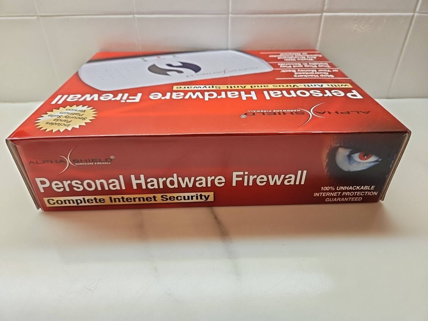 AlphaShield Personal Hardware Network Firewall Panda Platinum Security Sealed
