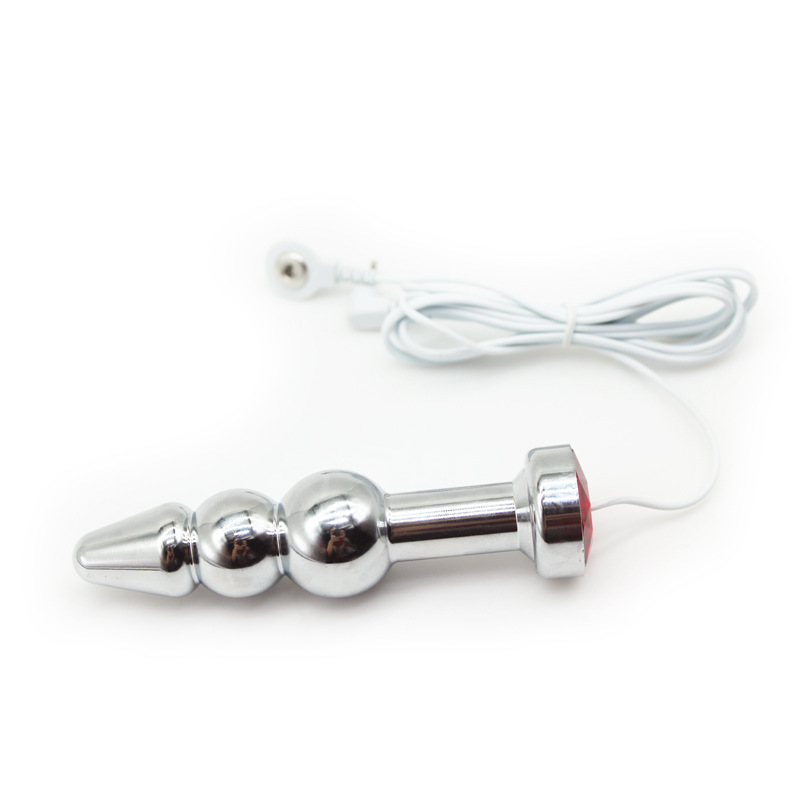 Male E-Stim Penis Shock Therapy Extender Enhancer Ring Plug Host Pulse Device SM