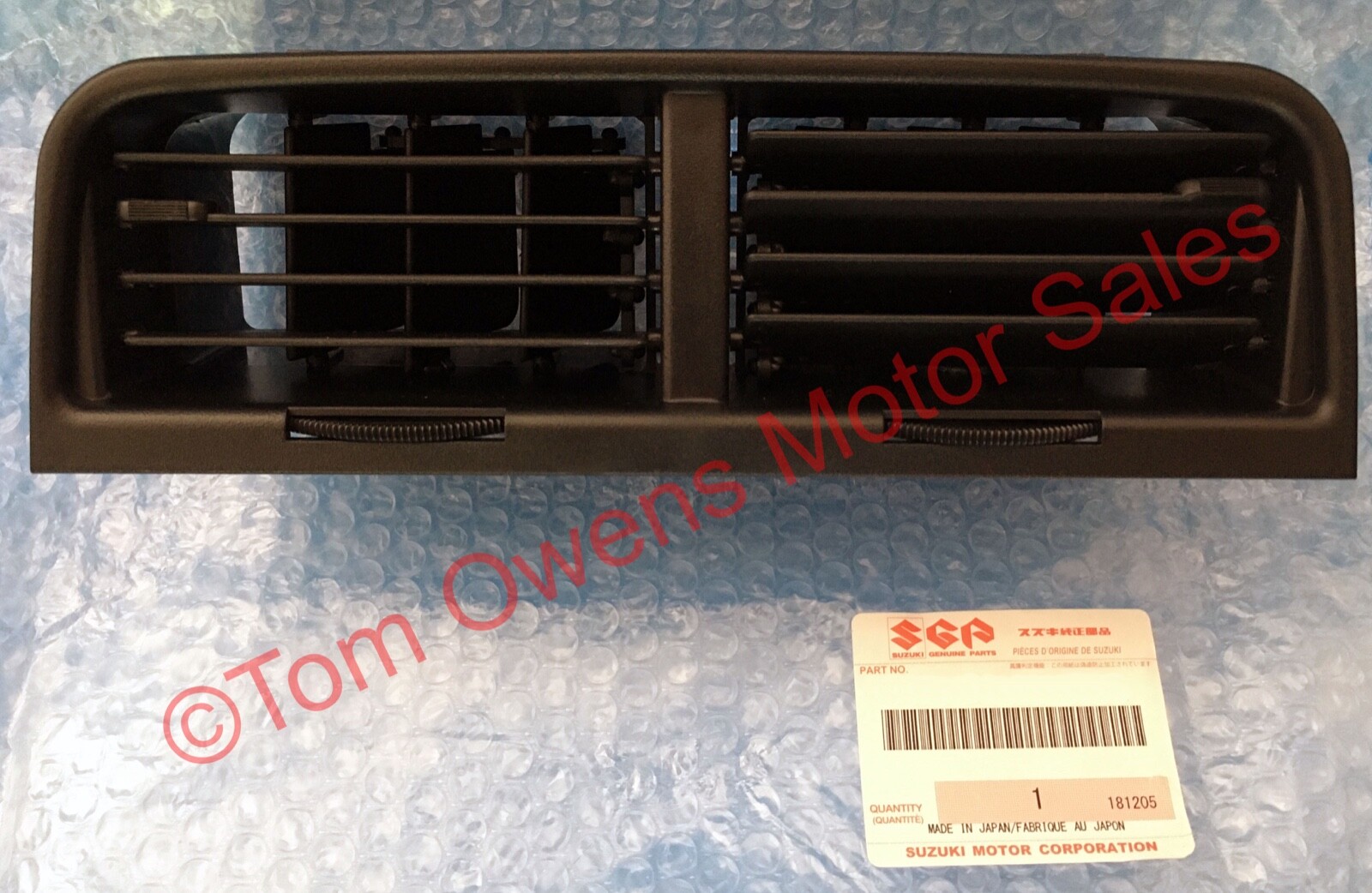 Center Vent Louver | 1989-1991 | Geo Tracker Suzuki Sidekick | Genuine OE NEW!