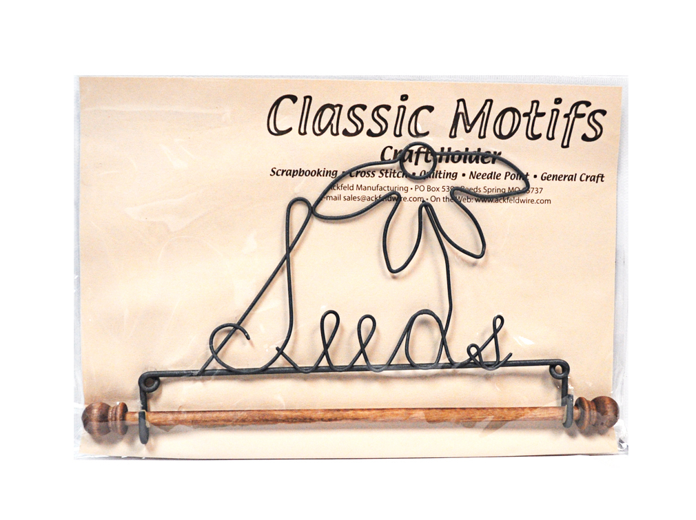 Classic Motifs Seeds 7.5 Inch Fabric Holder With Dowel