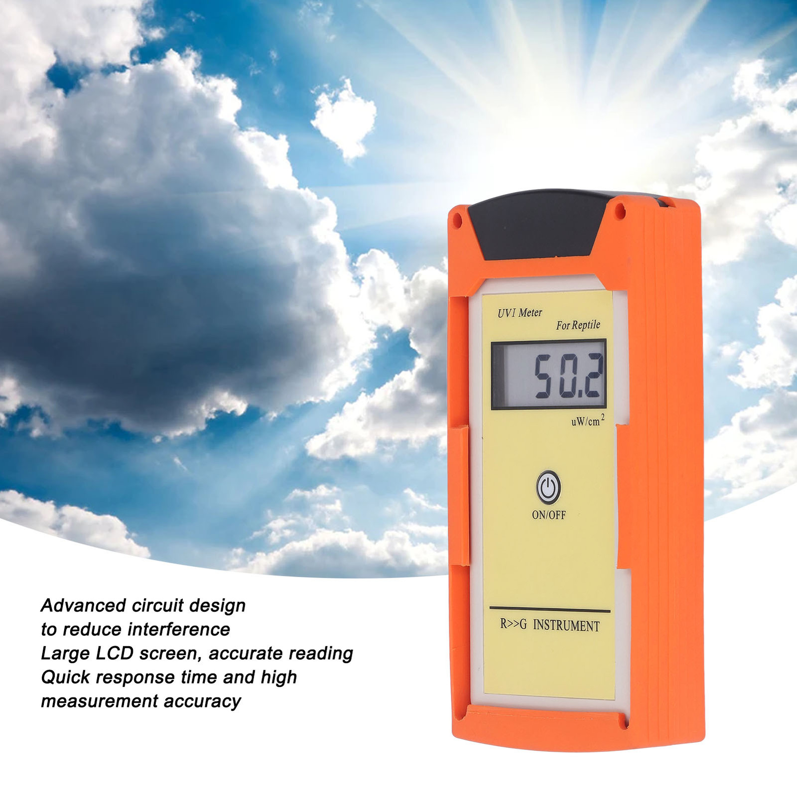 UV Index Meter Digital UVI Tester LCD Display Solar Ultraviolet Detector Part
