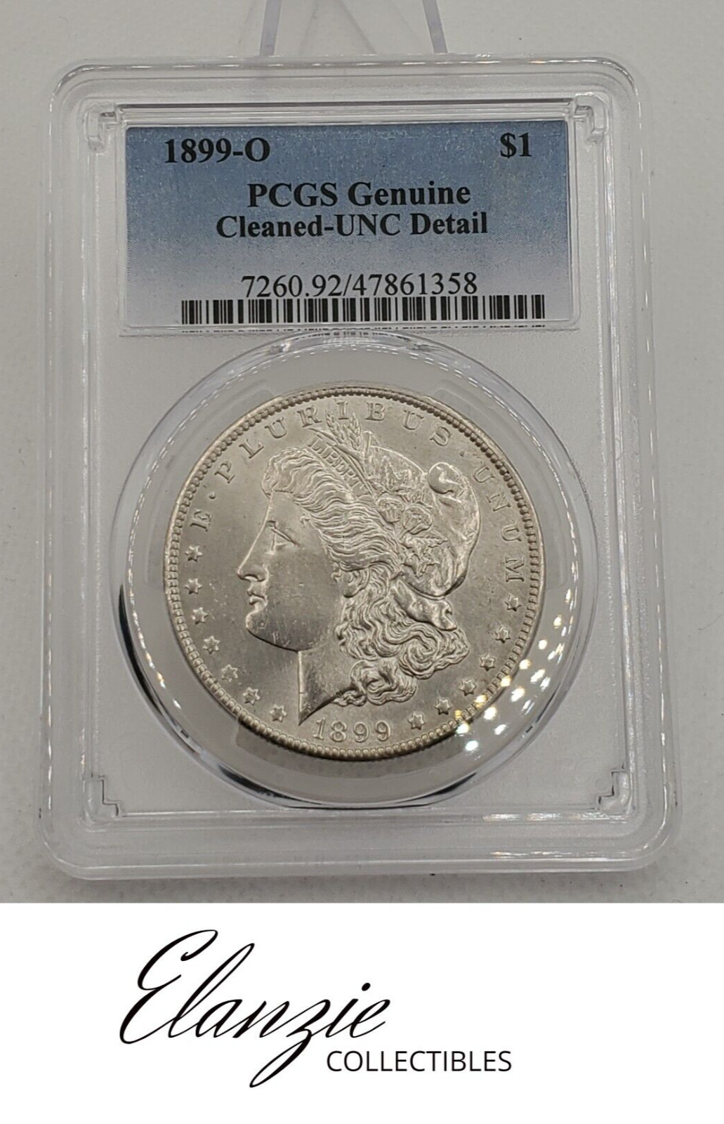 1899-O Morgan Silver Dollar PCGS Genuine Unc Detail