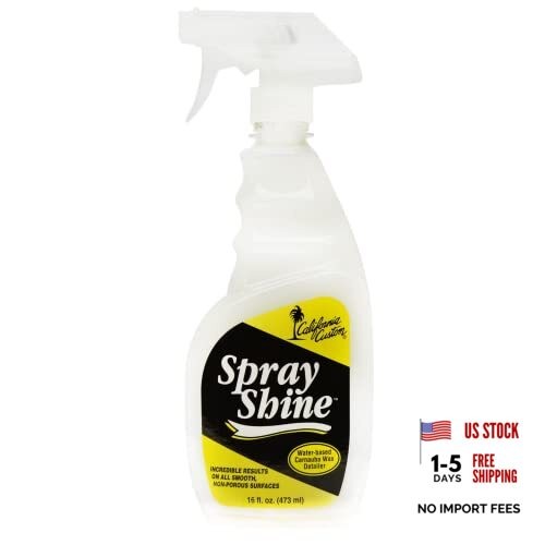 Spray Shine – Quick & Easy Water-Based Instant Detailer with Carnauba Wax,