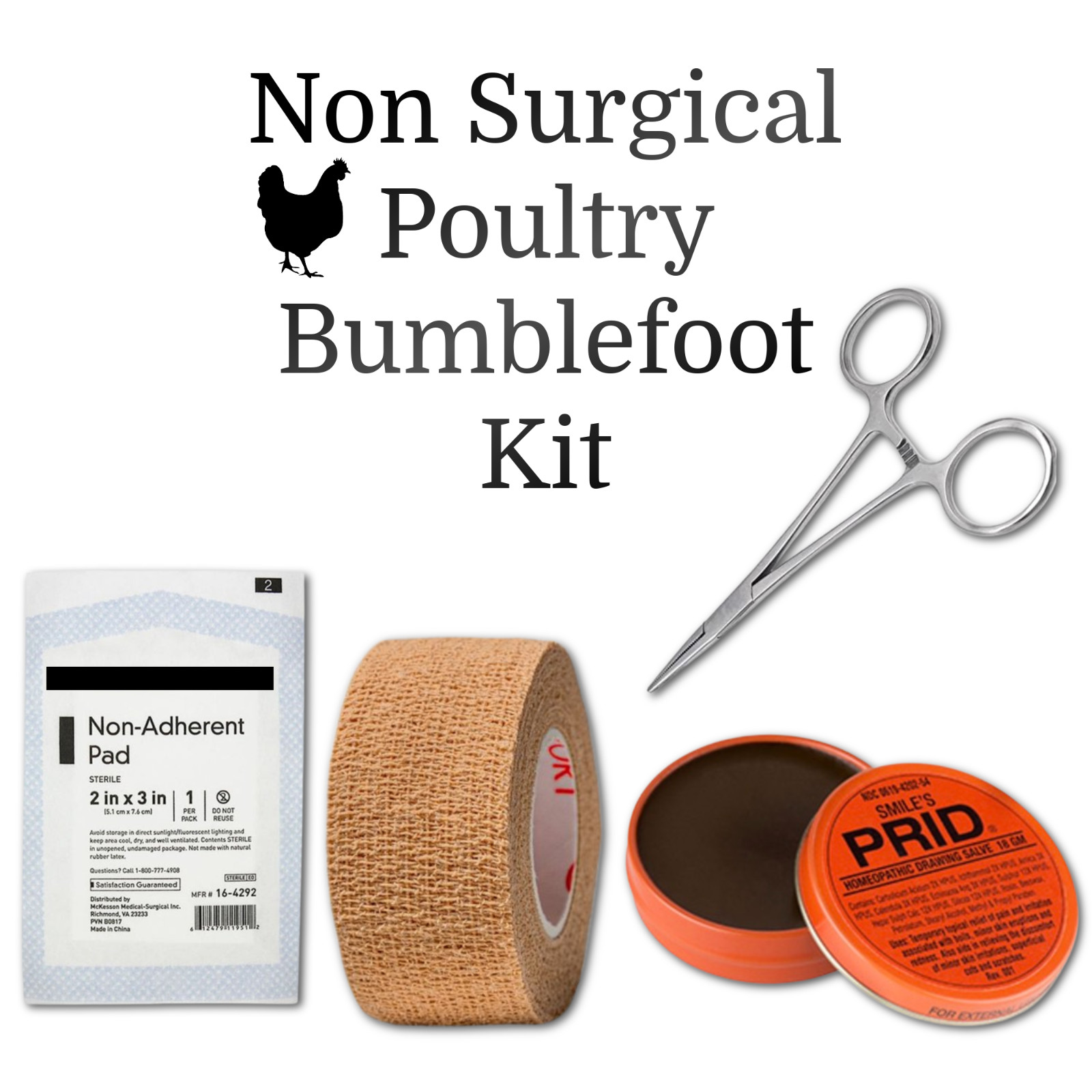 13 Pc Homeopathic Poultry Non-Surgical Bumblefoot Treatment Kit