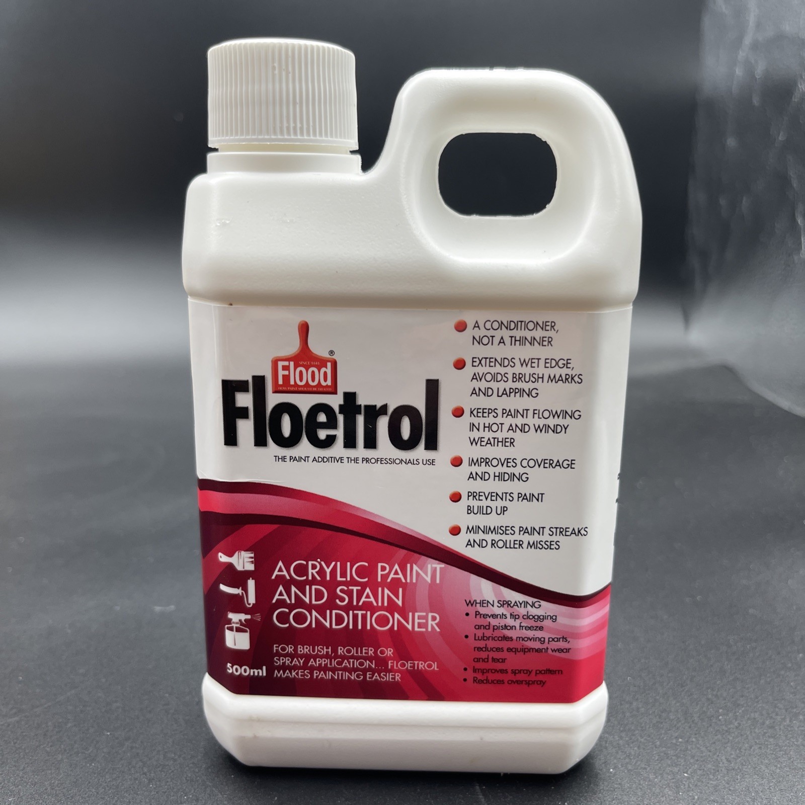 Flood Floetrol Paint Conditioner 500ml Acrylic Additive Unsealed