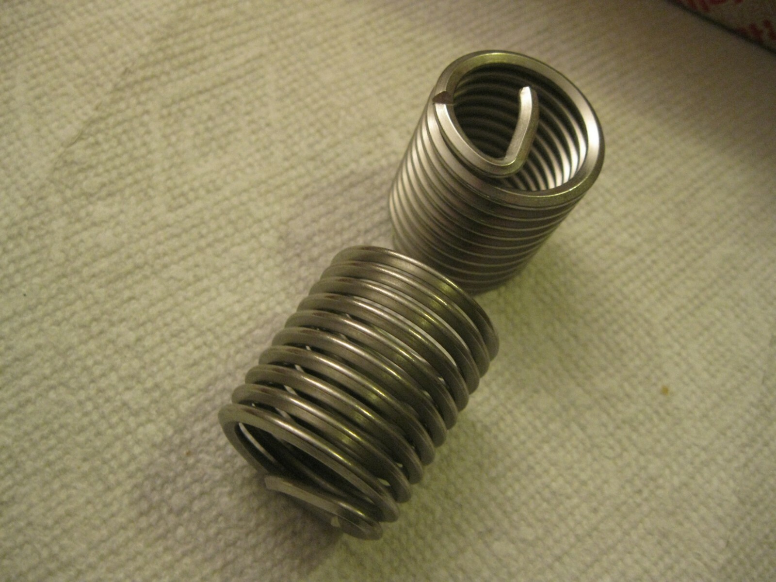 1-1/8-7 Helicoil Free Running Screw Thread Insert 2pc Lot 1.688" long