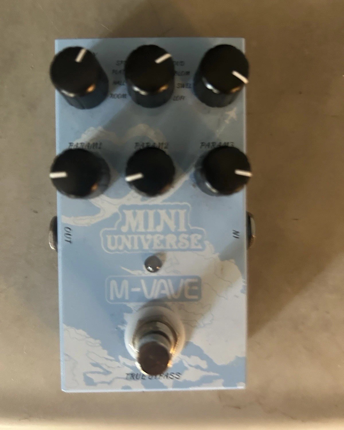 M-VAVE Mini Universe Digital Reverb Effects Pedal for Electric/Acoustic/Bass