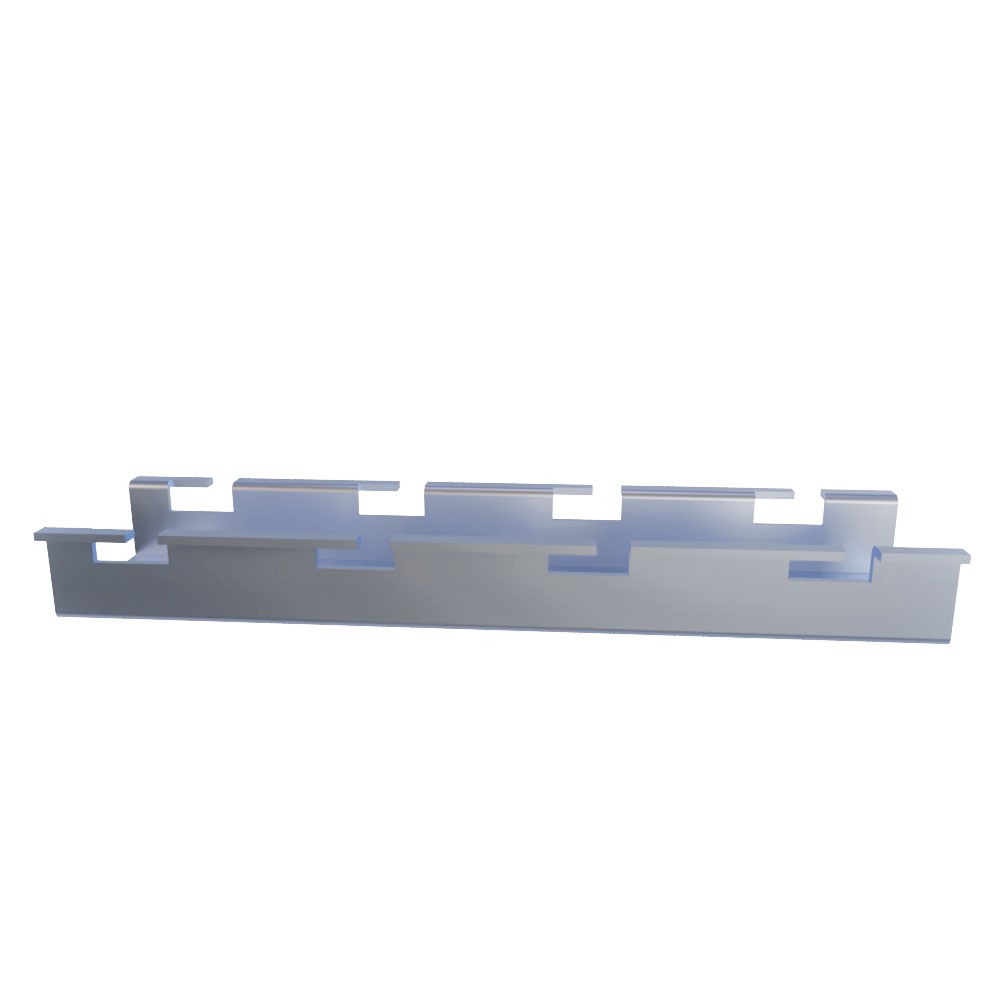 NavePoint Electro Zinc Plated 8" Ceiling Hanging Bar - 4 Pack