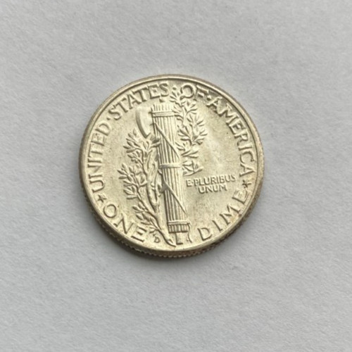 1944-d . Mercury Dime BU/ MS