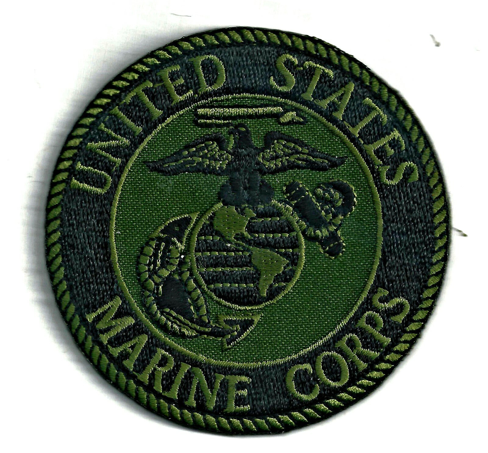 U.S. MARINE CORPS - LICENSED - LOGO - SUBDUE - IRON or SEW ON PATCH